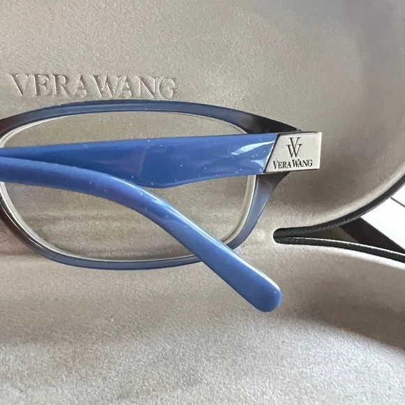 👓 Vera Wang Tortoise / Blue Eyeglasses